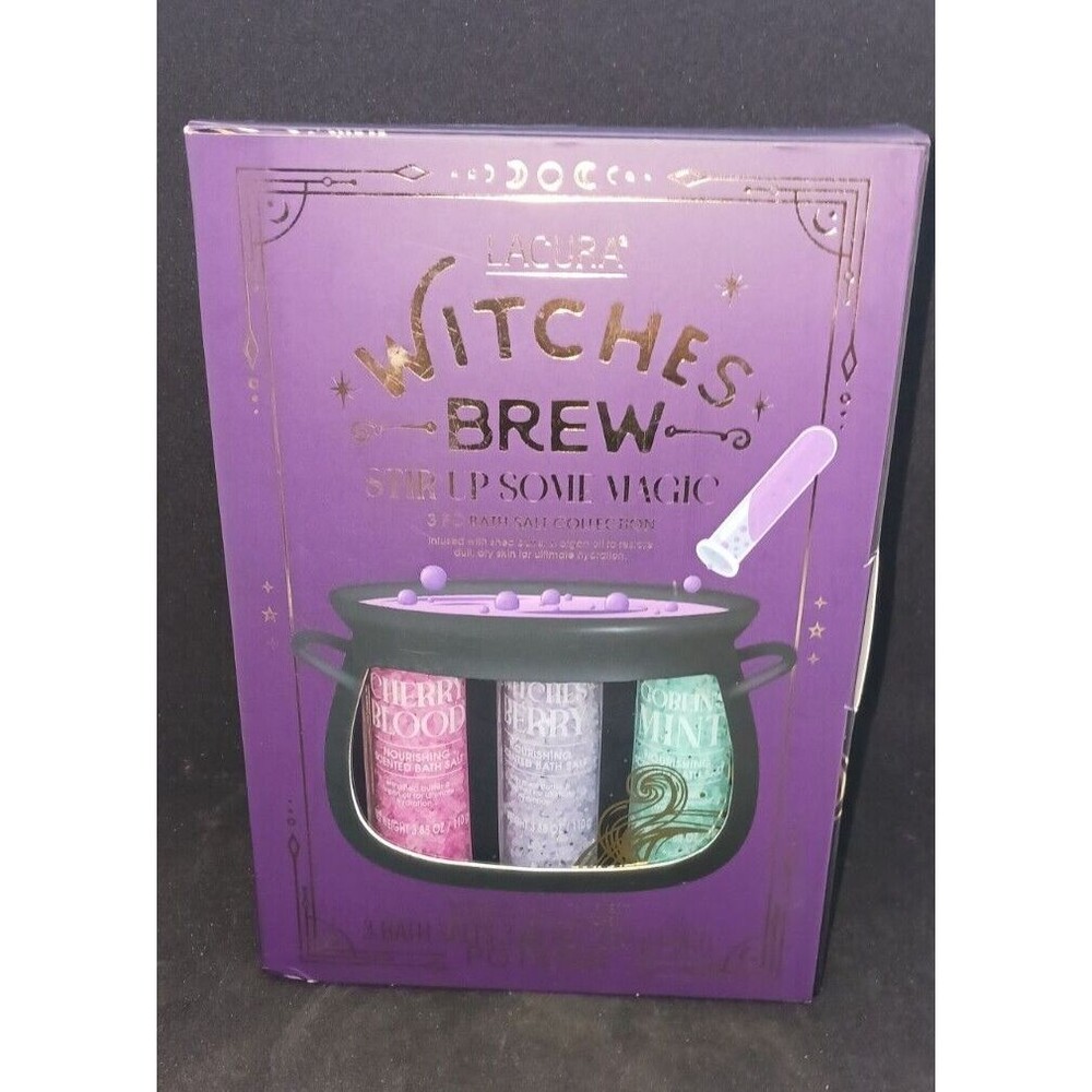 Lacura Witches Brew Stir Up Some Magic 3 Pieces Bath Salt Collection